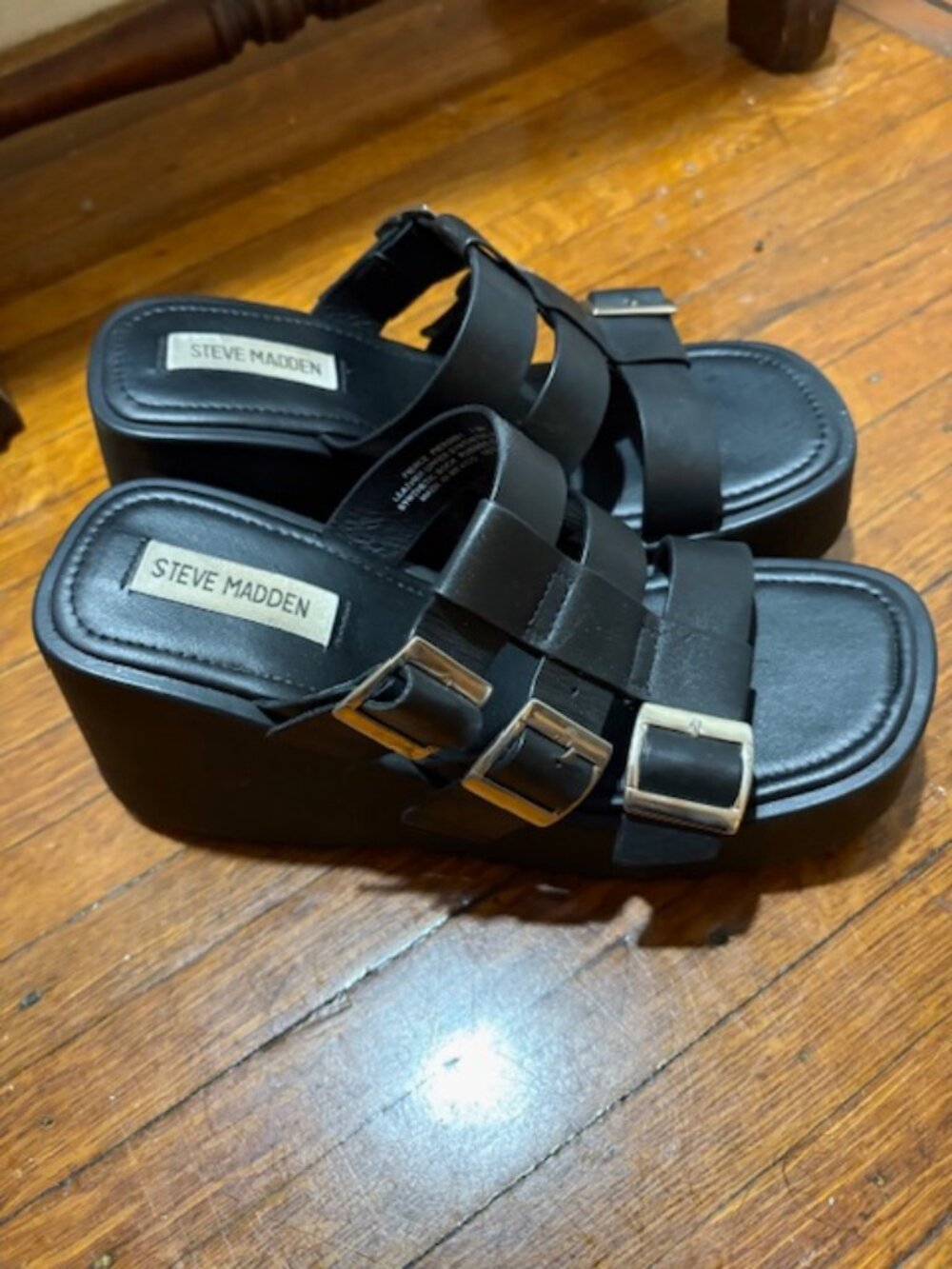 Steve Madden Platform Wedged Sandals